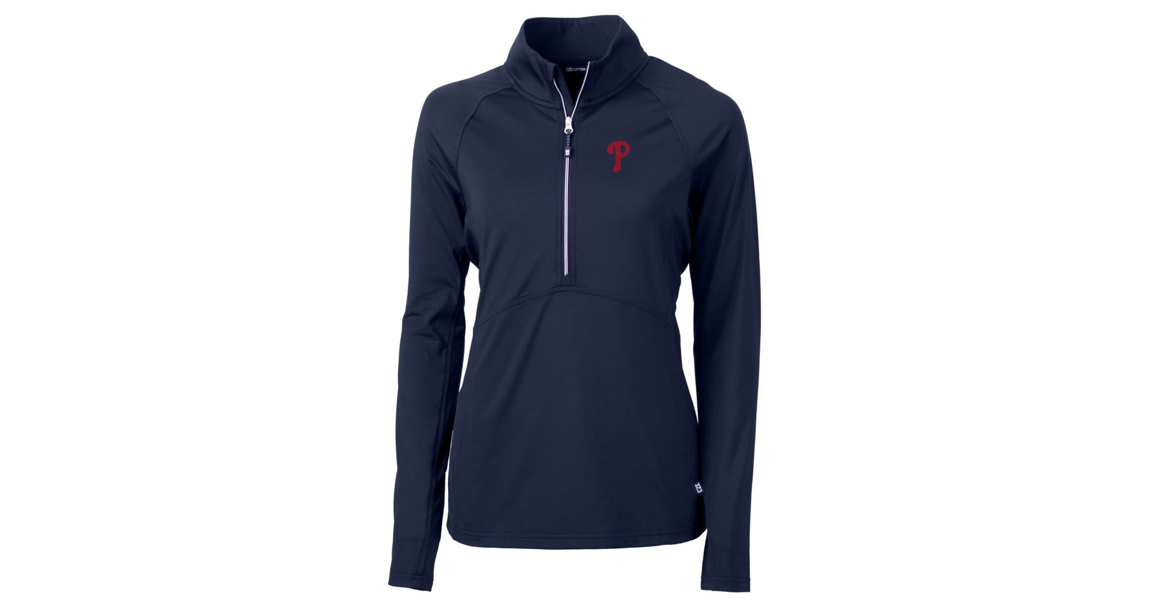 MLB Philadelphia Phillies Adapt Eco Knit Stretch Half-Zip Pullover Top