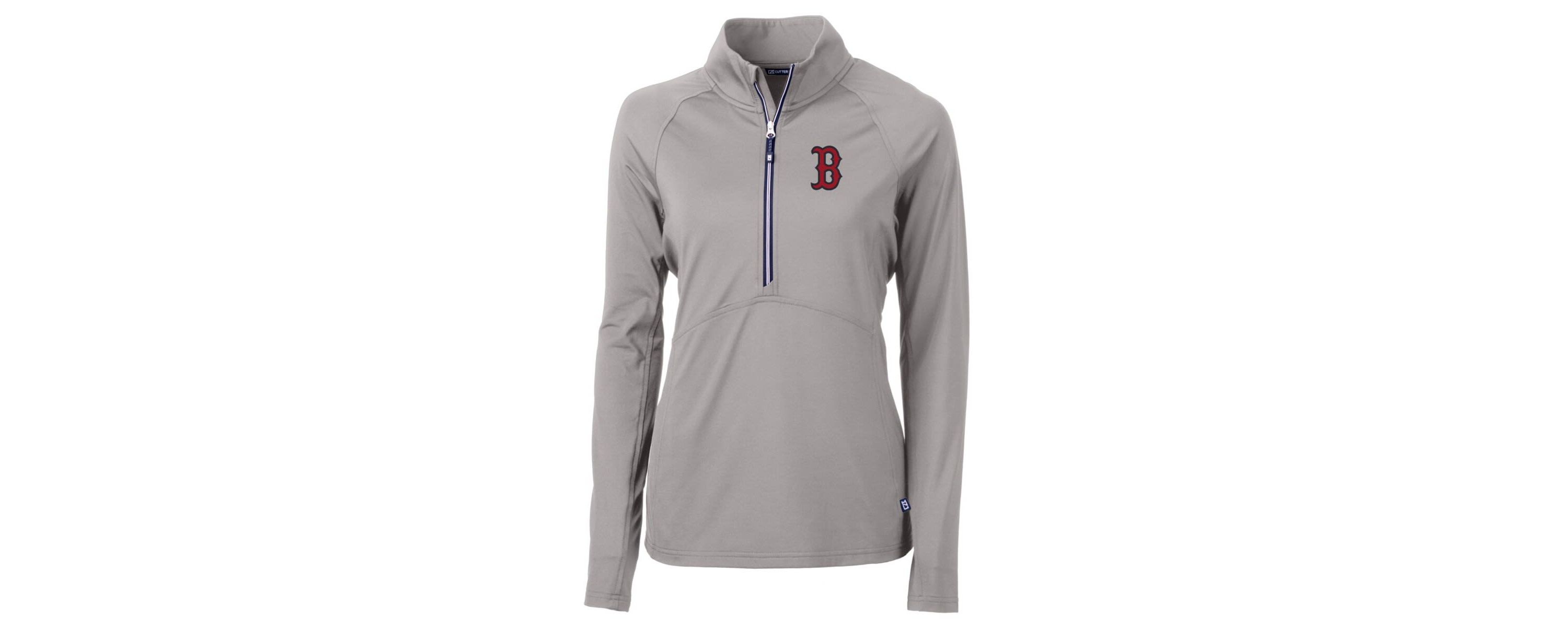 Boston Red Sox MLB Boston Sox Adapt Eco Knit Stretch Half-Zip Pullover Top