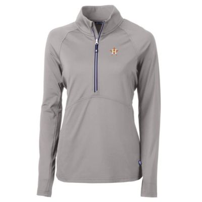 MLB Houston Astros Adapt Eco Knit Stretch Half-Zip Pullover Top