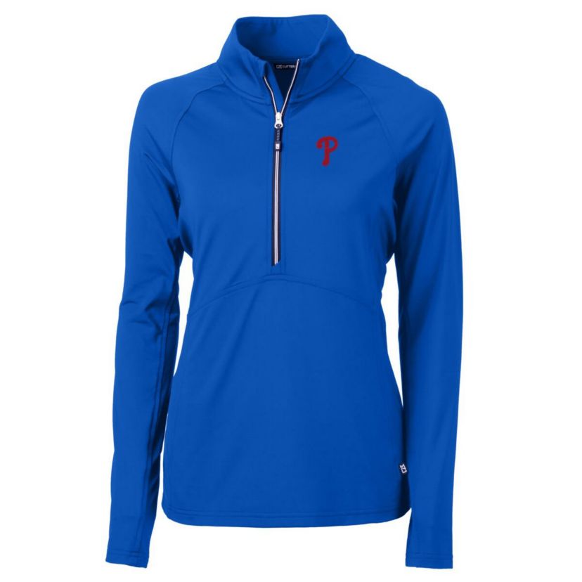 MLB Philadelphia Phillies Adapt Eco Knit Stretch Half-Zip Pullover Top