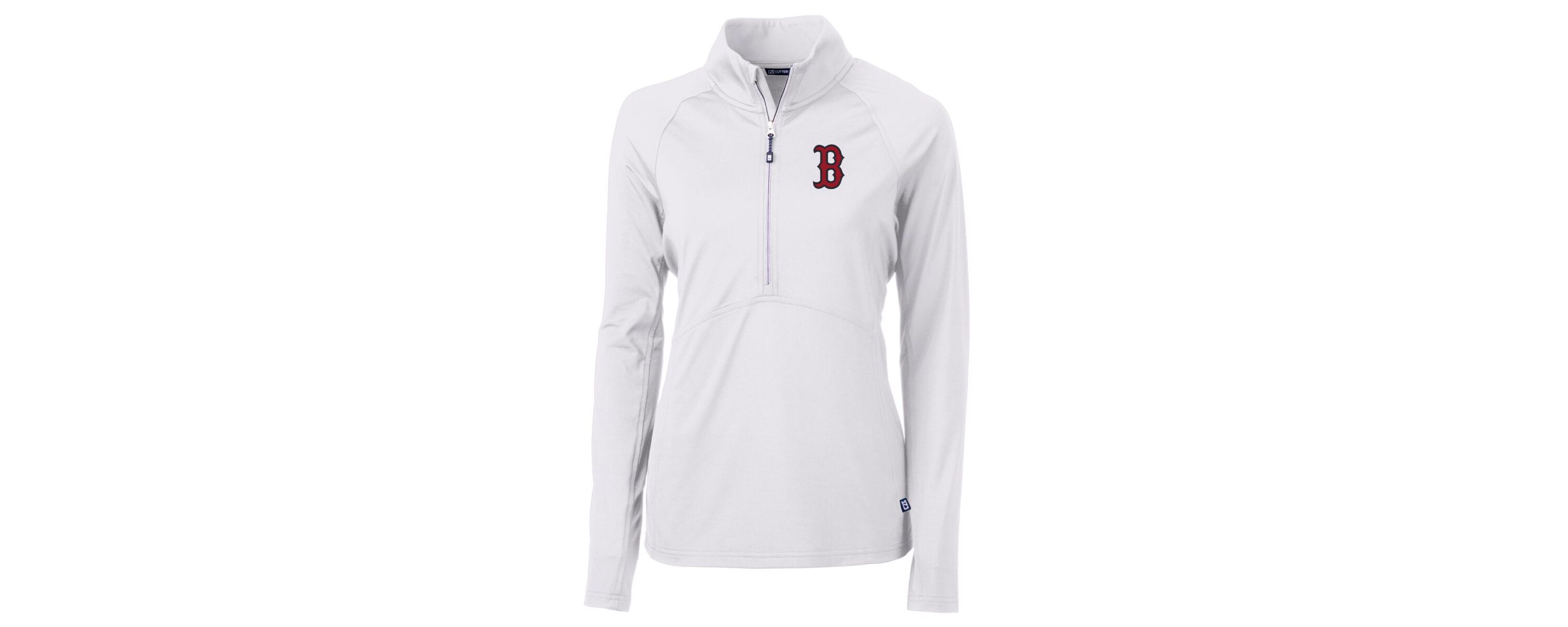 Boston Red Sox MLB Boston Sox Adapt Eco Knit Stretch Half-Zip Pullover Top
