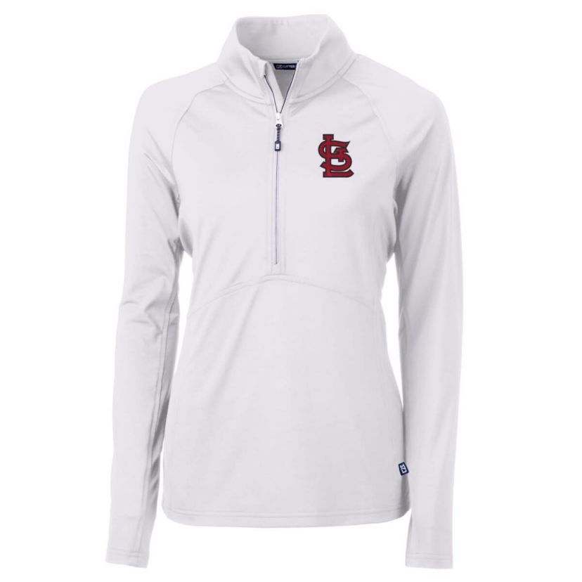 MLB St. Louis Cardinals Adapt Eco Knit Stretch Half-Zip Pullover Top