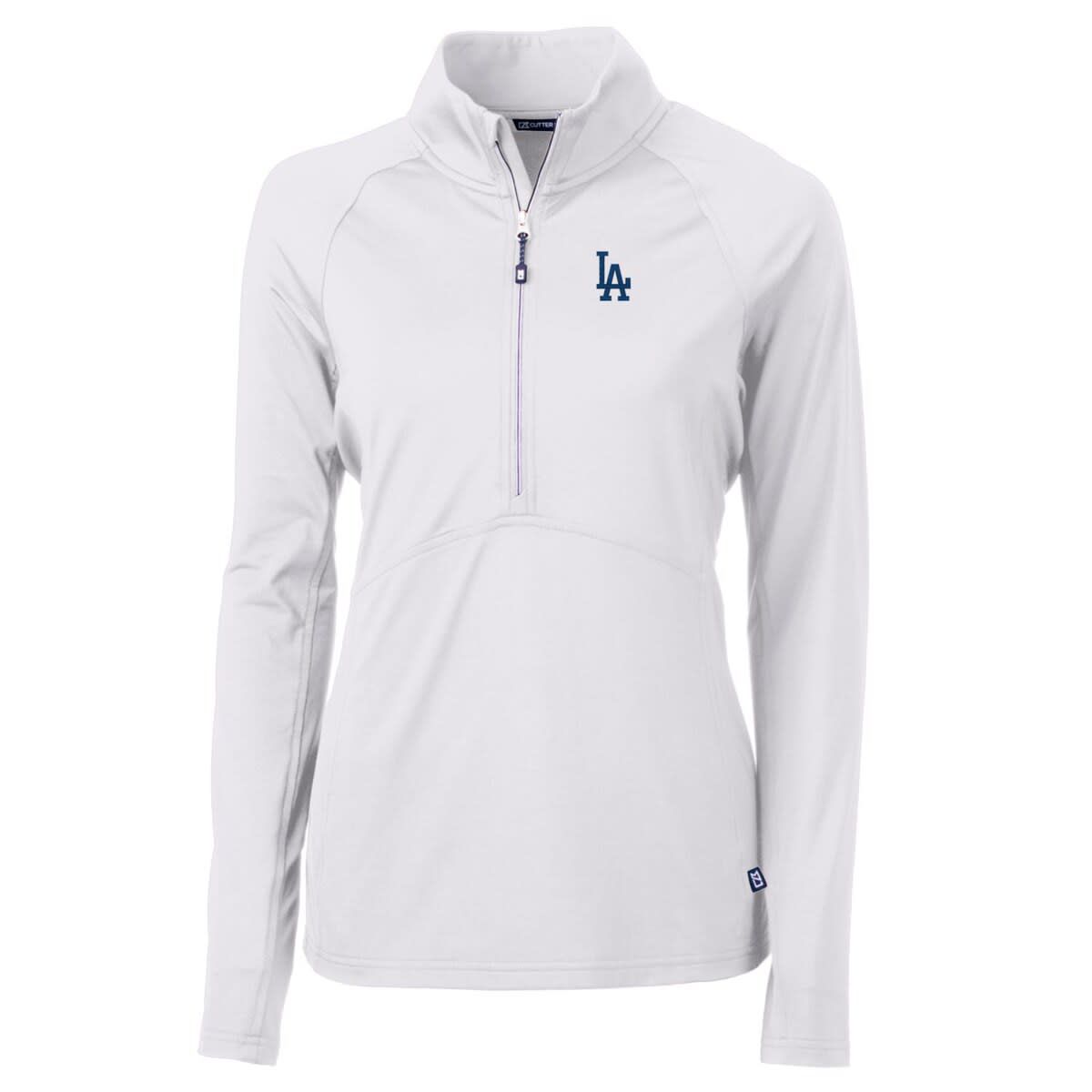 MLB Los Angeles Dodgers Adapt Eco Knit Stretch Half-Zip Pullover Top