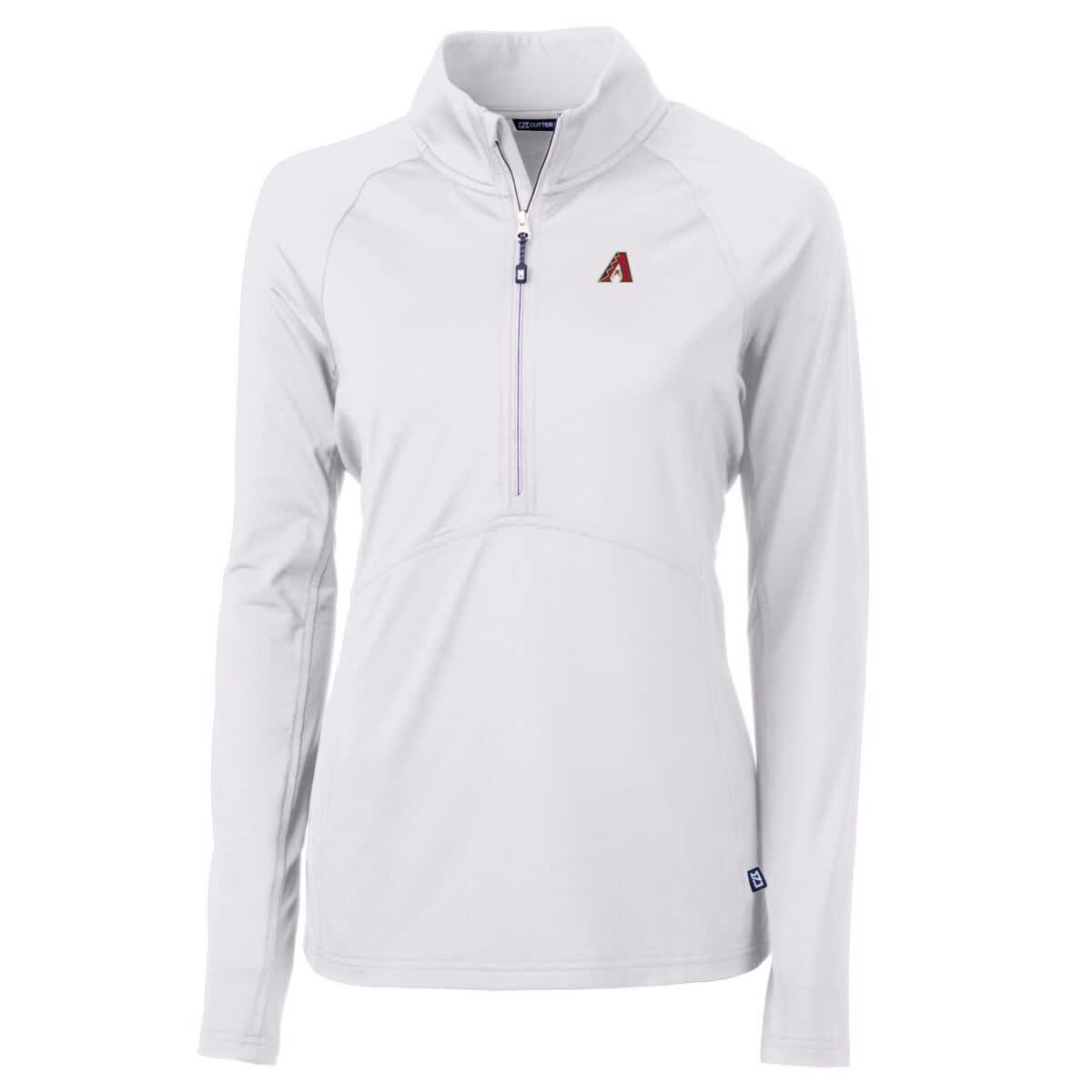 MLB Arizona Diamondbacks Adapt Eco Knit Stretch Half-Zip Pullover Top