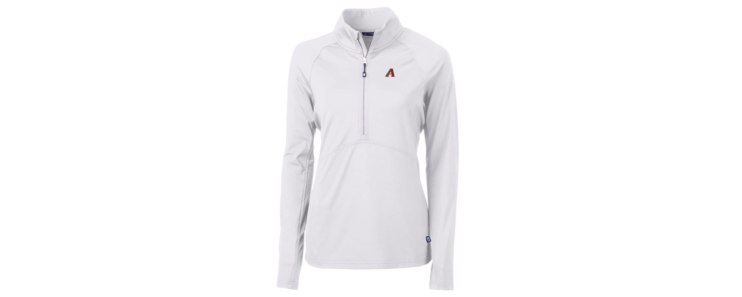 MLB Arizona Diamondbacks Adapt Eco Knit Stretch Half-Zip Pullover Top