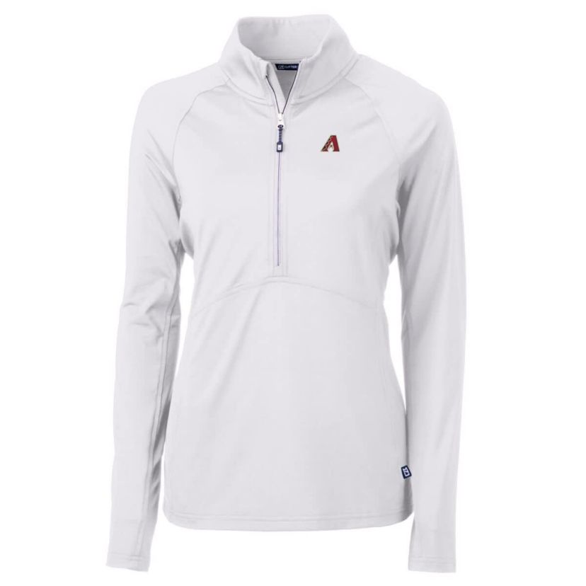 MLB Arizona Diamondbacks Adapt Eco Knit Stretch Half-Zip Pullover Top