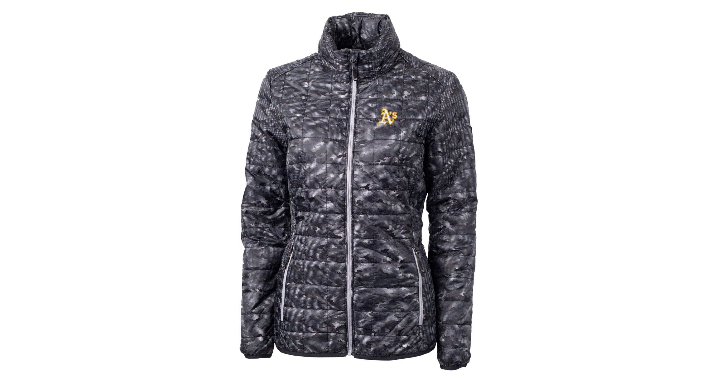Oakland Athletics MLB Athletics Rainier PrimaLoft Printed Full-Zip Puffer Jacket