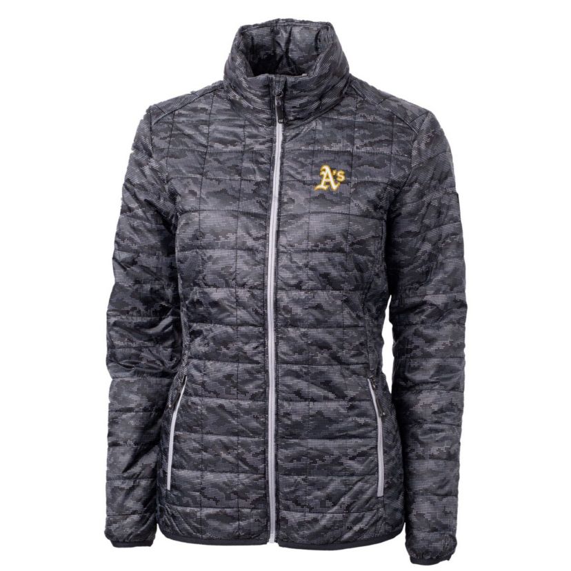 Oakland Athletics MLB Athletics Rainier PrimaLoft Printed Full-Zip Puffer Jacket