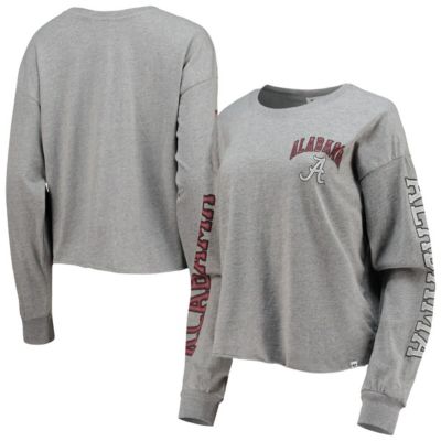 Alabama Crimson Tide NCAA ed Alabama Tide Ultra Max Parkway Long Sleeve Cropped T-Shirt