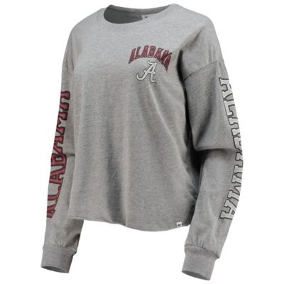 Alabama Crimson Tide NCAA ed Alabama Tide Ultra Max Parkway Long Sleeve Cropped T-Shirt