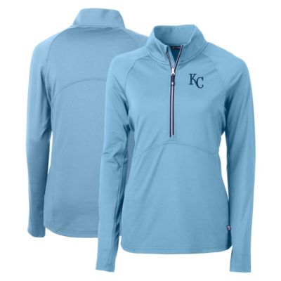 MLB Light Kansas City Royals Adapt Eco Knit Stretch Recycled Half-Zip Pullover Top