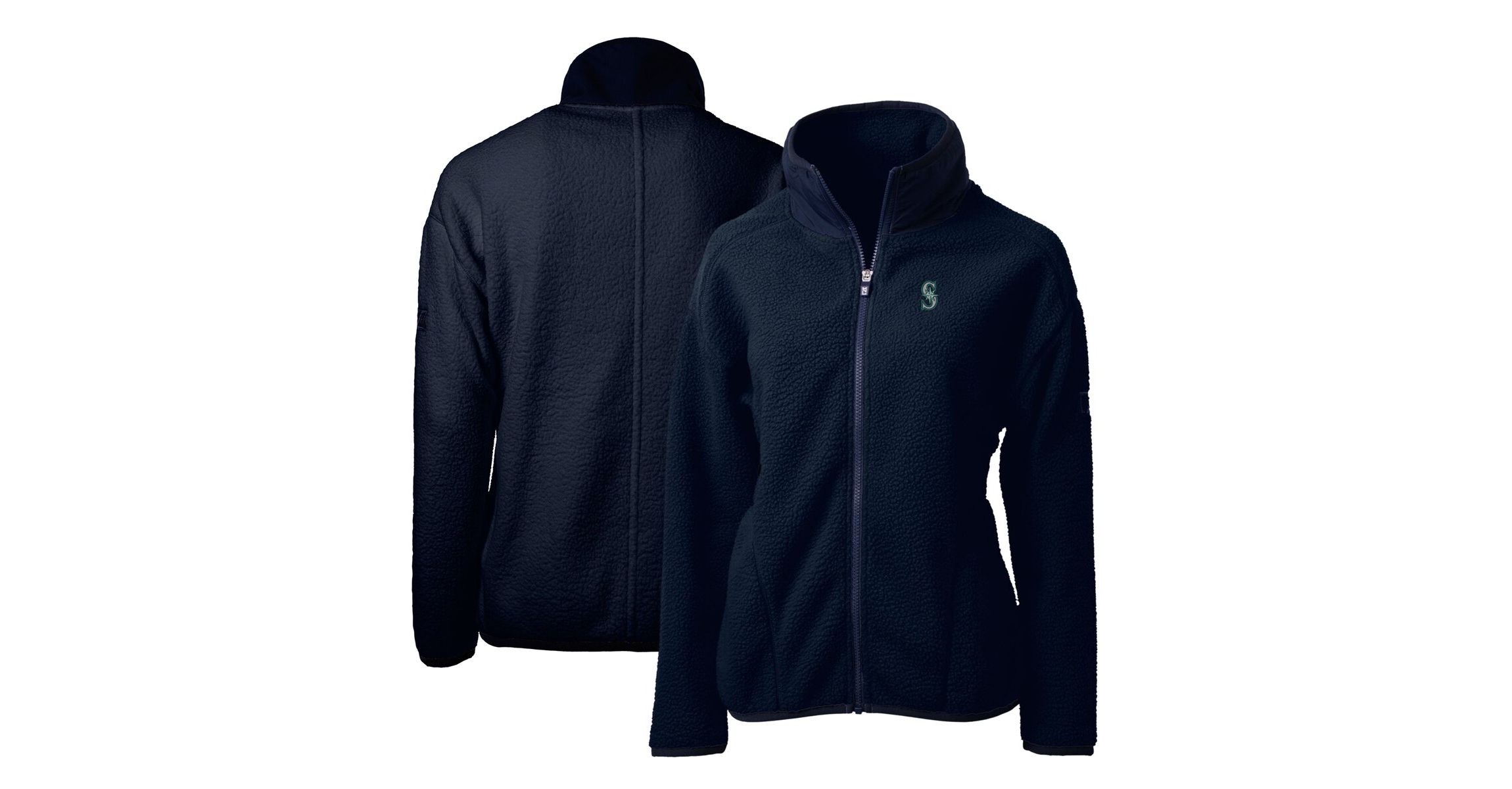 MLB Seattle Mariners Cascade Eco Sherpa Fleece Full-Zip Jacket