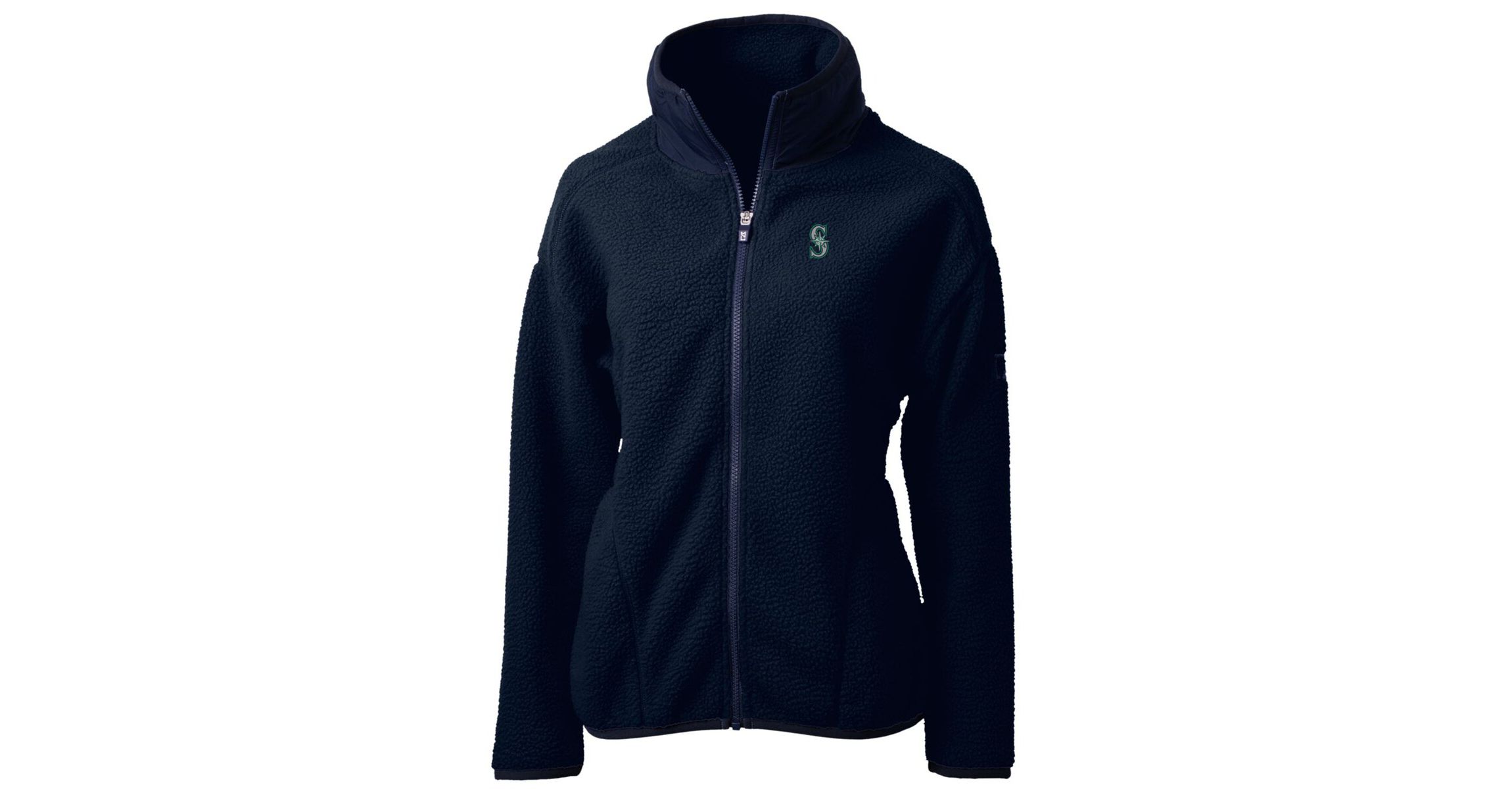 MLB Seattle Mariners Cascade Eco Sherpa Fleece Full-Zip Jacket