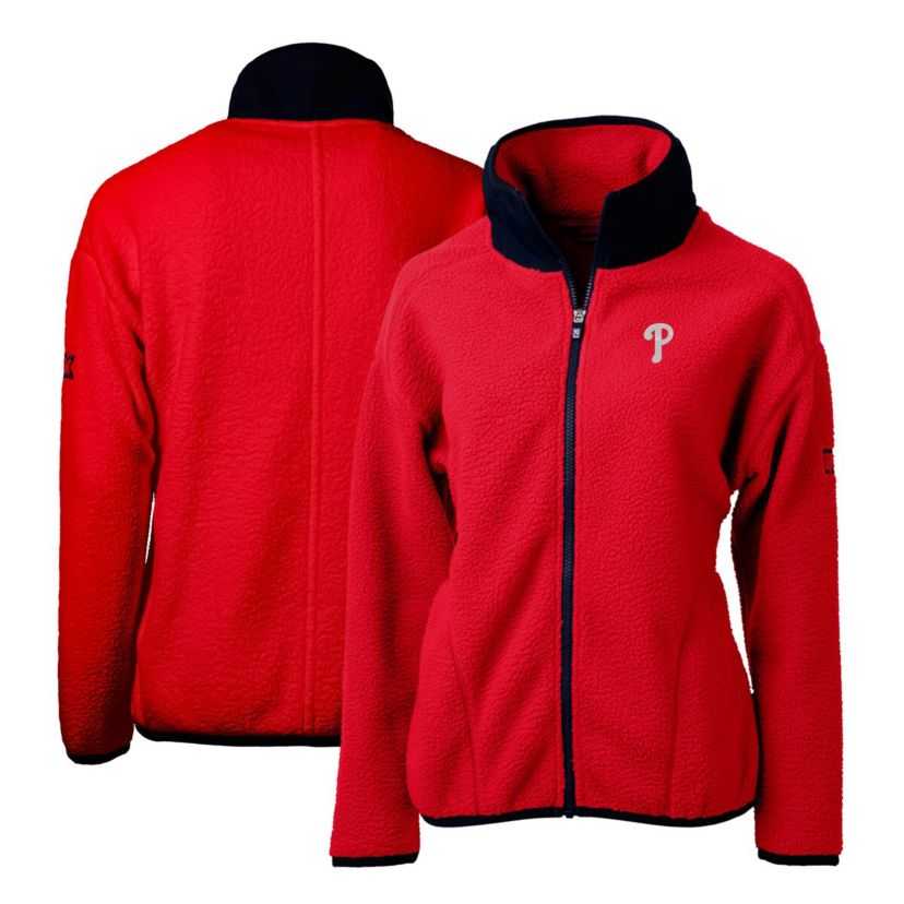 MLB Philadelphia Phillies Cascade Eco Sherpa Fleece Full-Zip Jacket