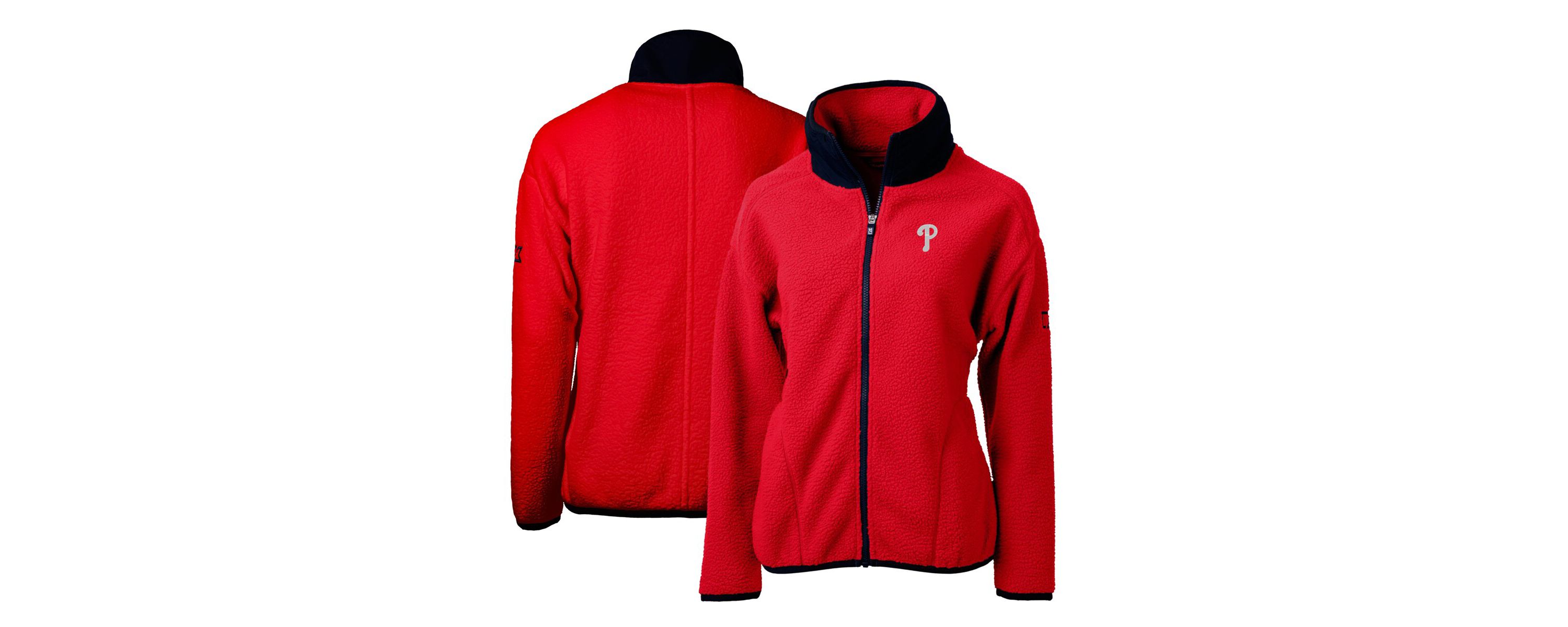 MLB Philadelphia Phillies Cascade Eco Sherpa Fleece Full-Zip Jacket