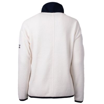 MLB White/Navy Tampa Bay Rays Cascade Eco Sherpa Fleece Full-Zip Jacket