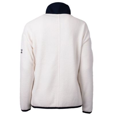 MLB White/Navy Kansas City Royals Cascade Eco Sherpa Fleece Full-Zip Jacket