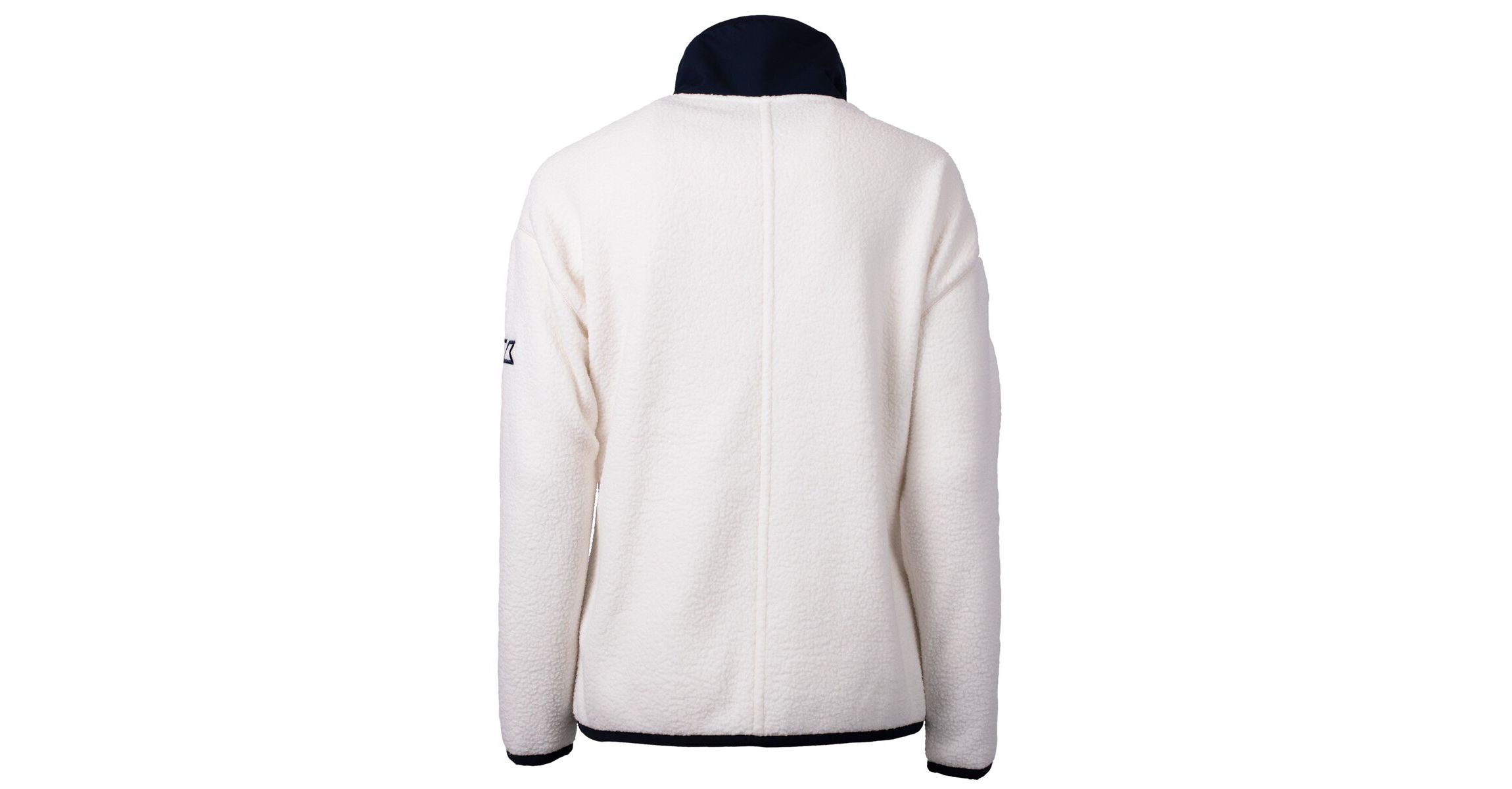 MLB White/Navy Chicago Cubs Cascade Eco Sherpa Fleece Full-Zip Jacket