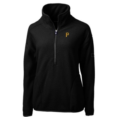 MLB Pittsburgh Pirates Cascade Eco Sherpa Fleece Quarter-Zip Pullover Jacket