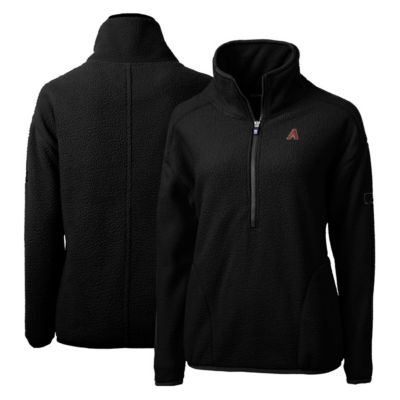 MLB Arizona Diamondbacks Cascade Eco Sherpa Fleece Quarter-Zip Pullover Jacket