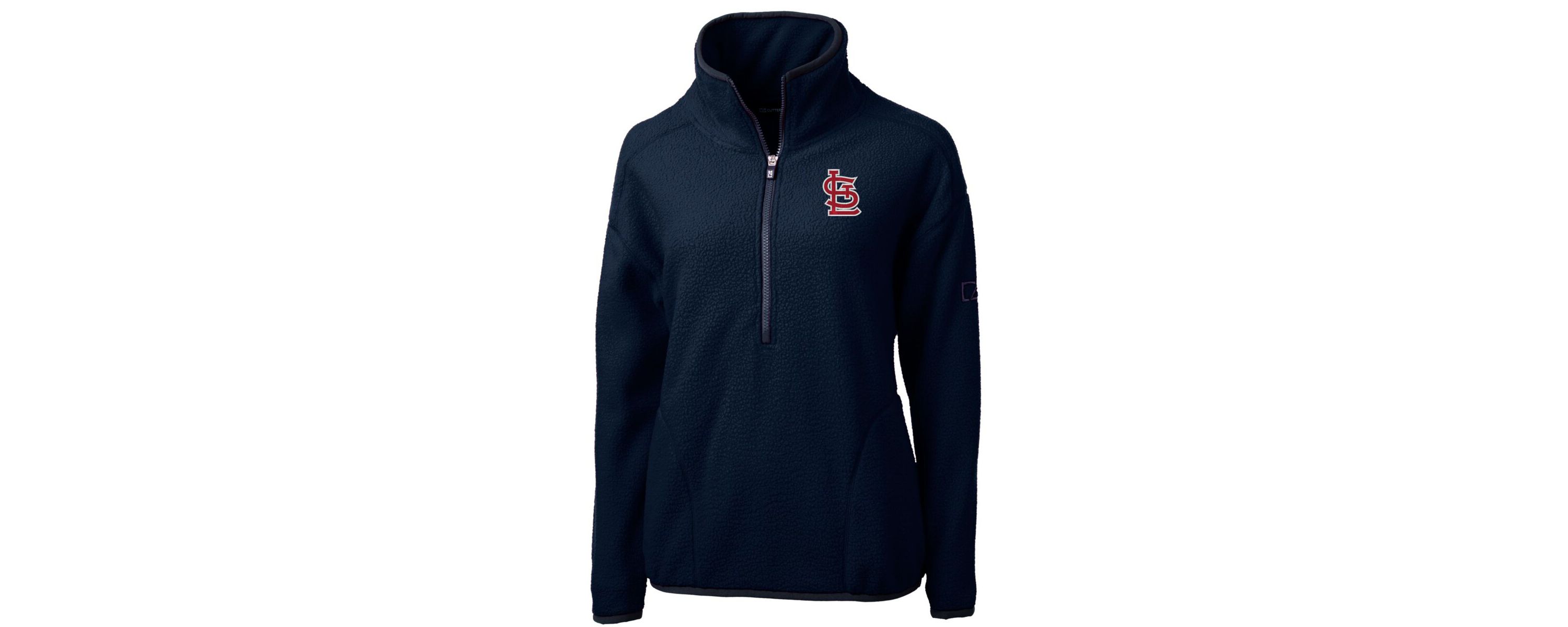 MLB St. Louis Cardinals Cascade Eco Sherpa Fleece Quarter-Zip Pullover Jacket