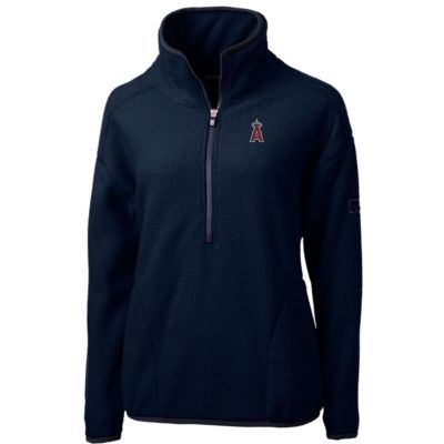 MLB Los Angeles Angels Cascade Eco Sherpa Fleece Quarter-Zip Pullover Jacket