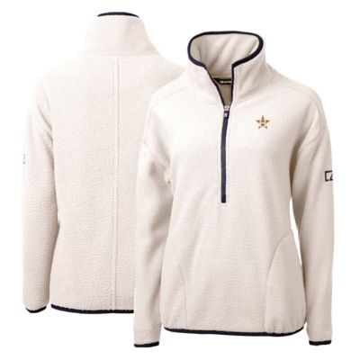 MLB Houston Astros Cascade Eco Sherpa Fleece Quarter-Zip Pullover Jacket