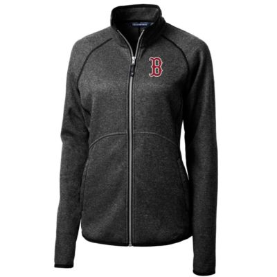 Boston Red Sox MLB Heathered Mainsail Sweater-Knit Full-Zip Jacket