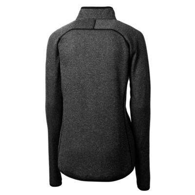 MLB Heathered Colorado Rockies Mainsail Sweater-Knit Full-Zip Jacket