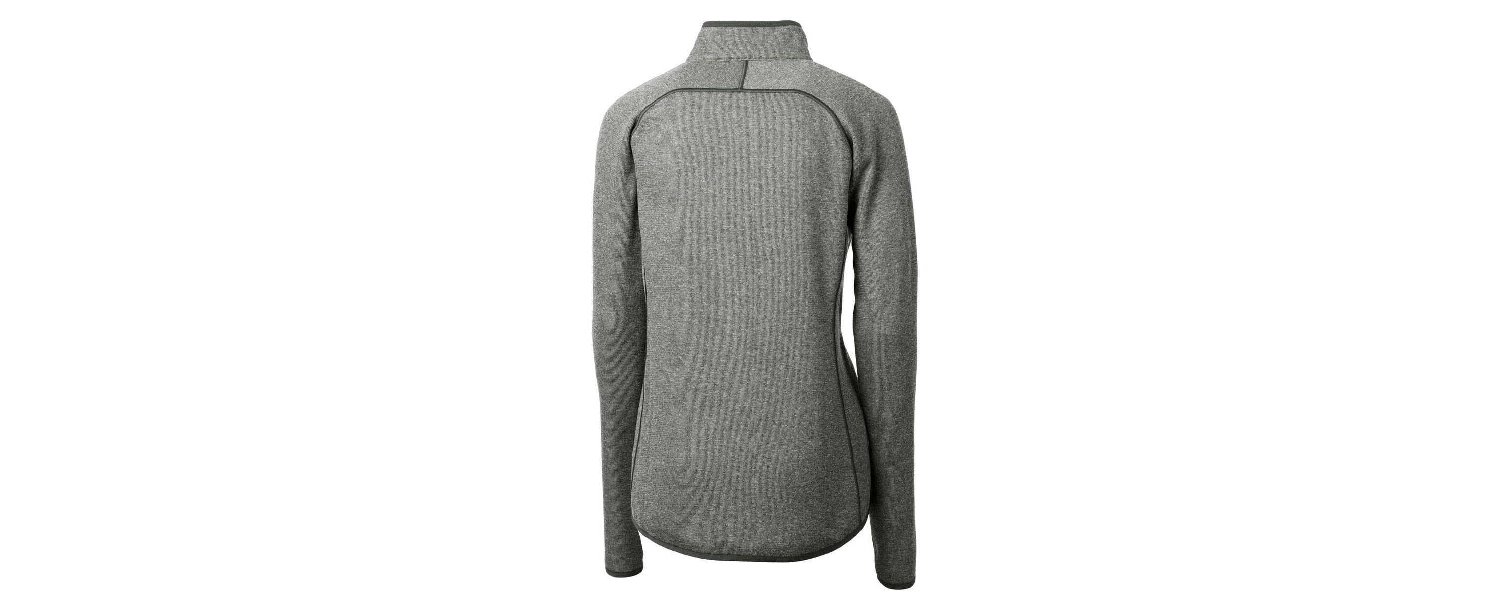 MLB Heathered Tampa Bay Rays Mainsail Sweater-Knit Full-Zip Jacket
