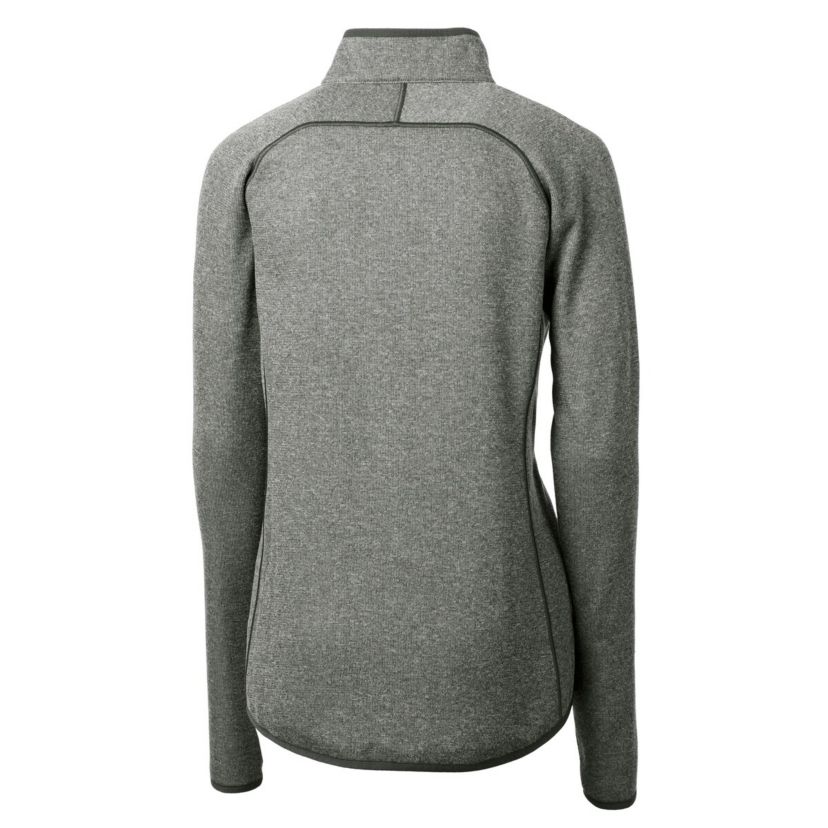 MLB Heathered Tampa Bay Rays Mainsail Sweater-Knit Full-Zip Jacket