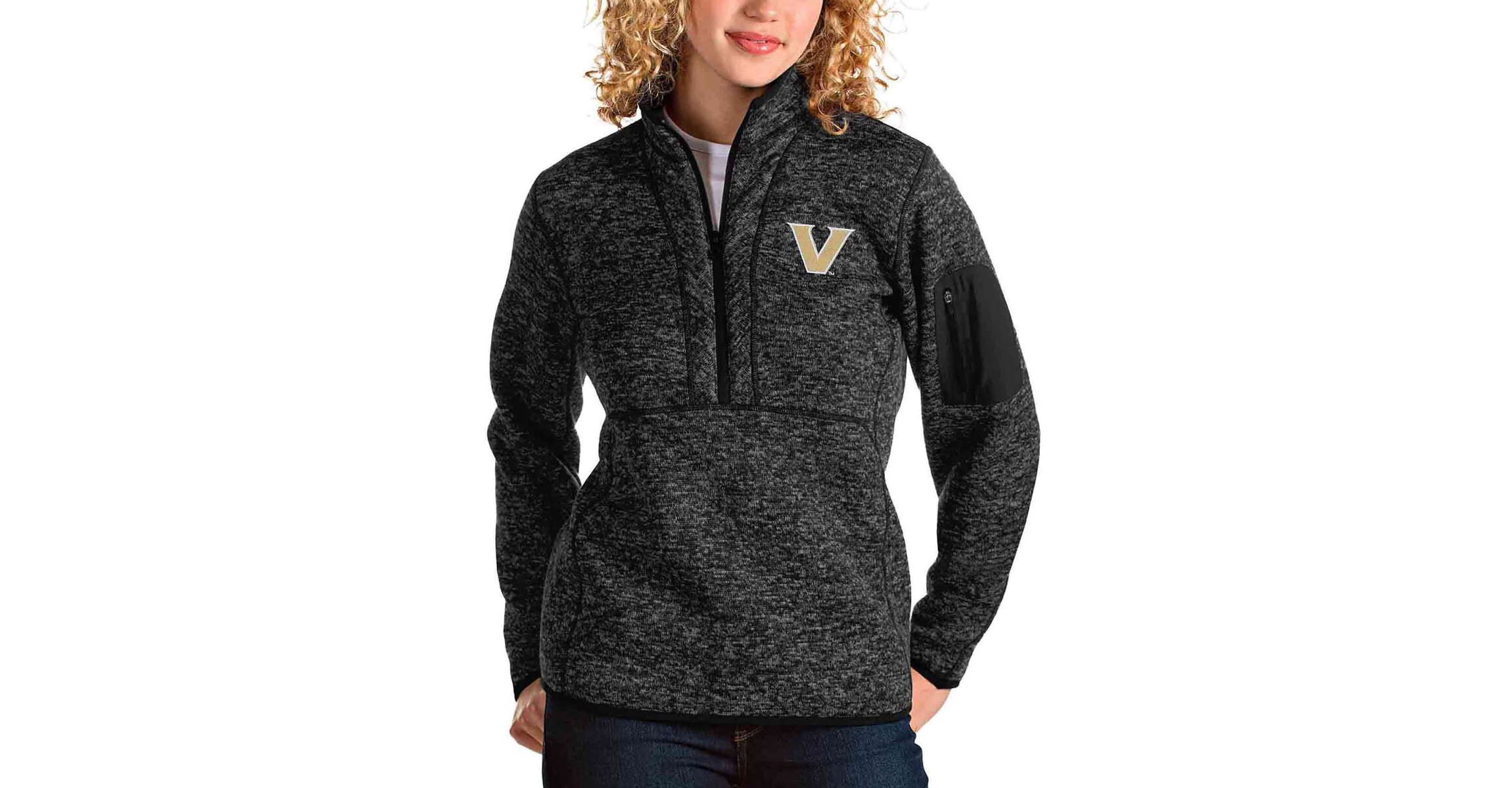 NCAA Vanderbilt Commodores Fortune Half-Zip Pullover Jacket