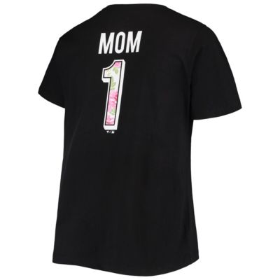 MLB San Francisco Giants Plus #1 Mom 2-Hit V-Neck T-Shirt