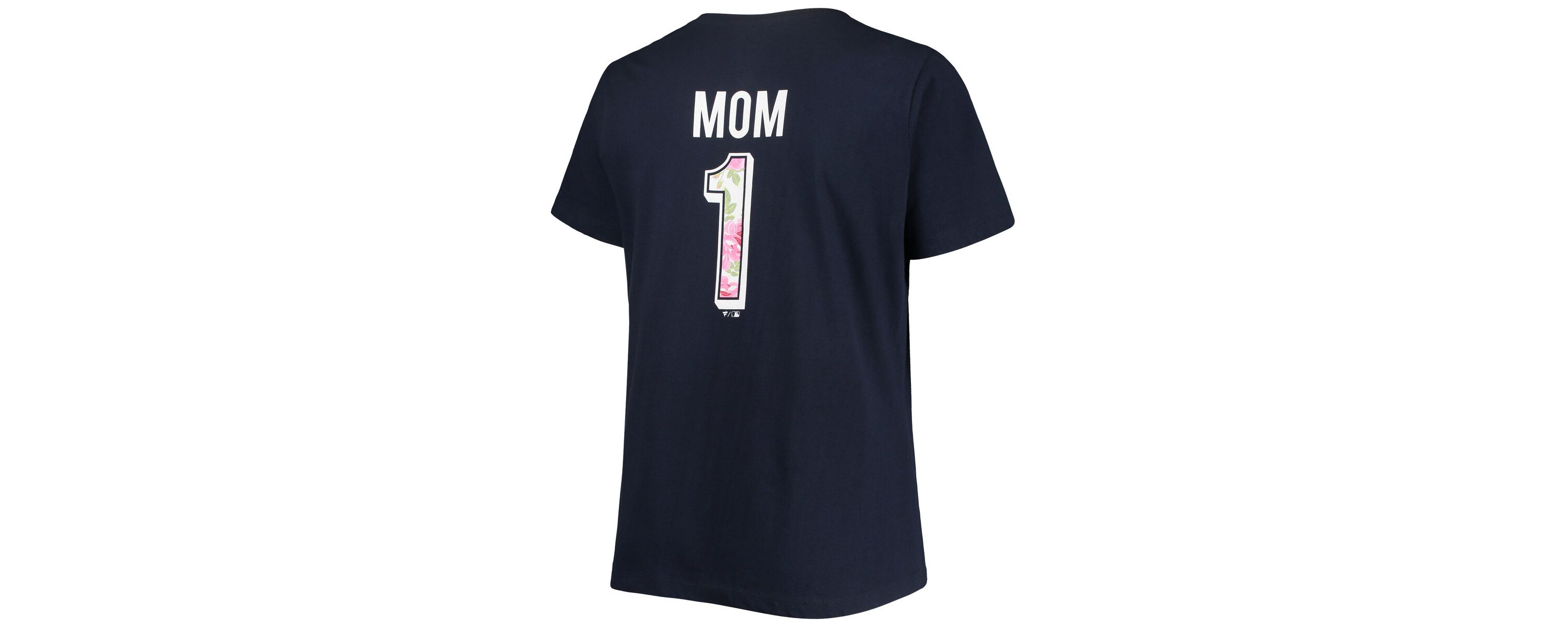 Boston Red Sox MLB Boston Sox Plus Size #1 Mom 2-Hit V-Neck T-Shirt