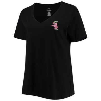 Chicago White Sox MLB Plus #1 Mom 2-Hit V-Neck T-Shirt