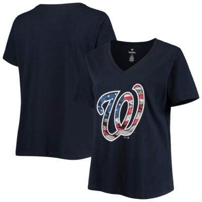 MLB Washington Nationals Plus Banner V-Neck T-Shirt