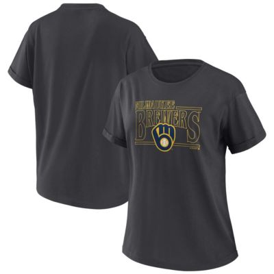 MLB Milwaukee Brewers Oversized Boyfriend T-Shirt