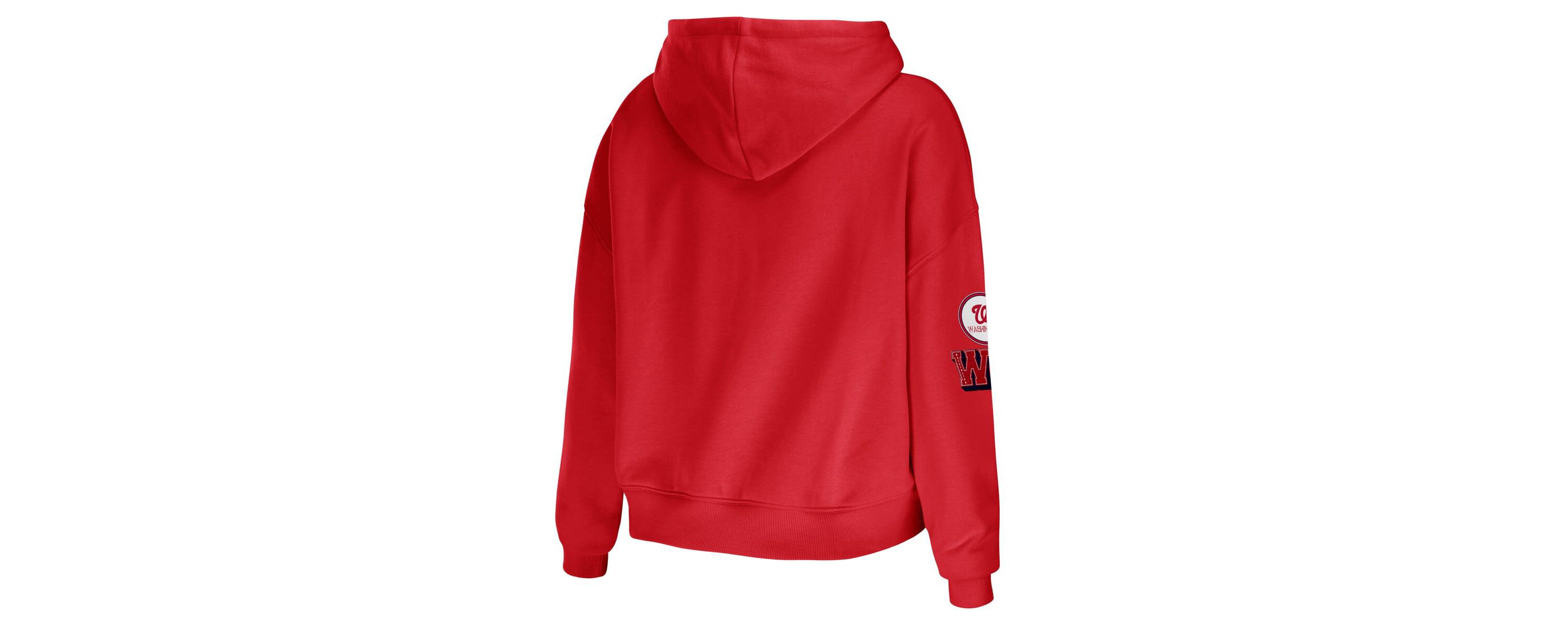 MLB Washington Nationals Modest Patches Cropped Pullover Hoodie