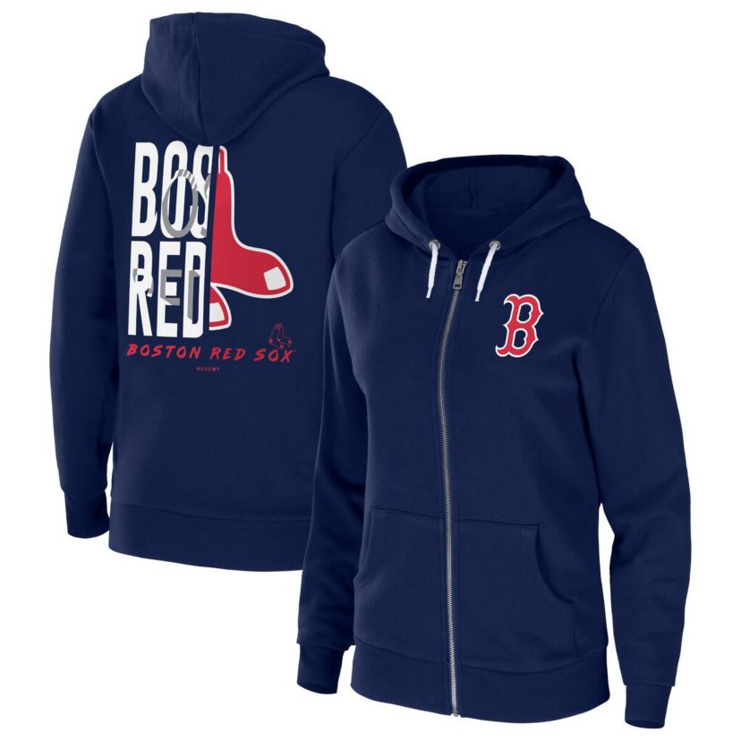 Boston Red Sox MLB Boston Sox Sponge Fleece Full-Zip Hoodie