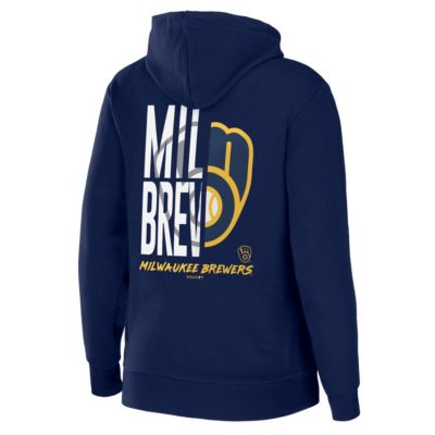 MLB Milwaukee Brewers Sponge Fleece Full-Zip Hoodie