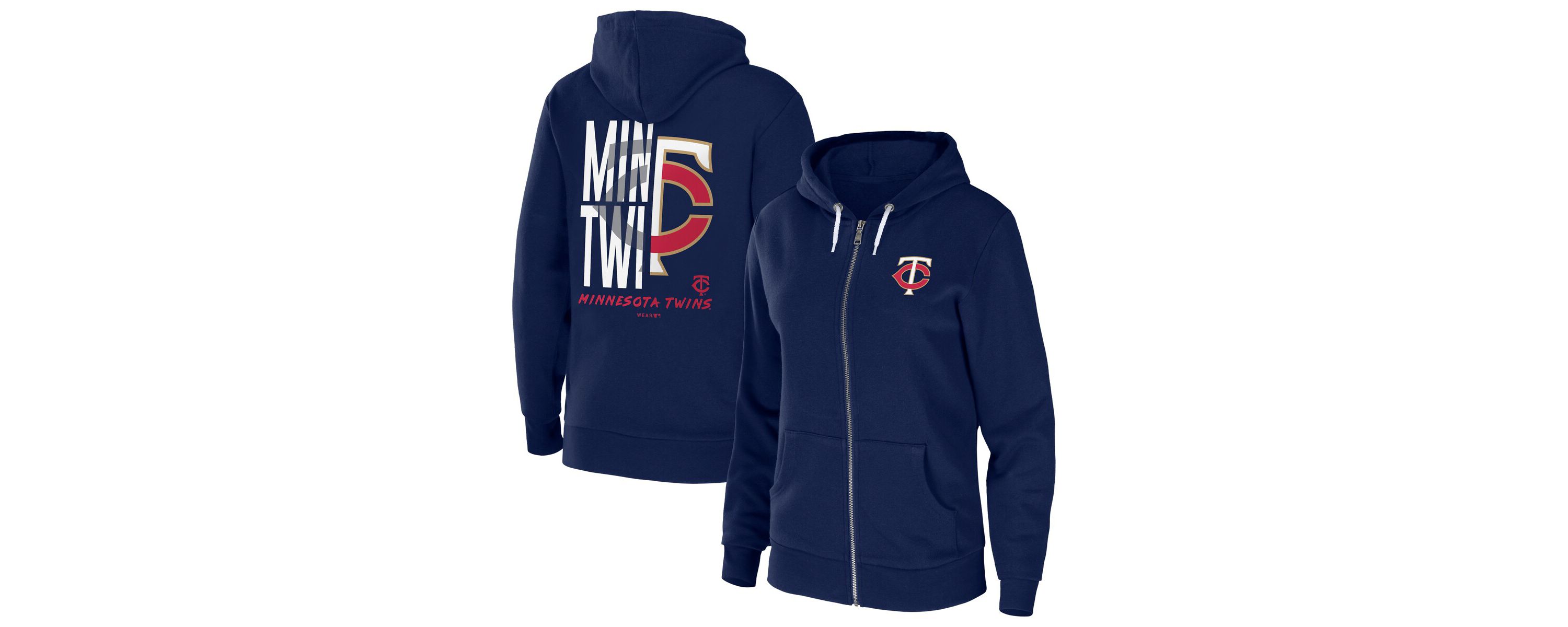 MLB Minnesota Twins Sponge Fleece Full-Zip Hoodie