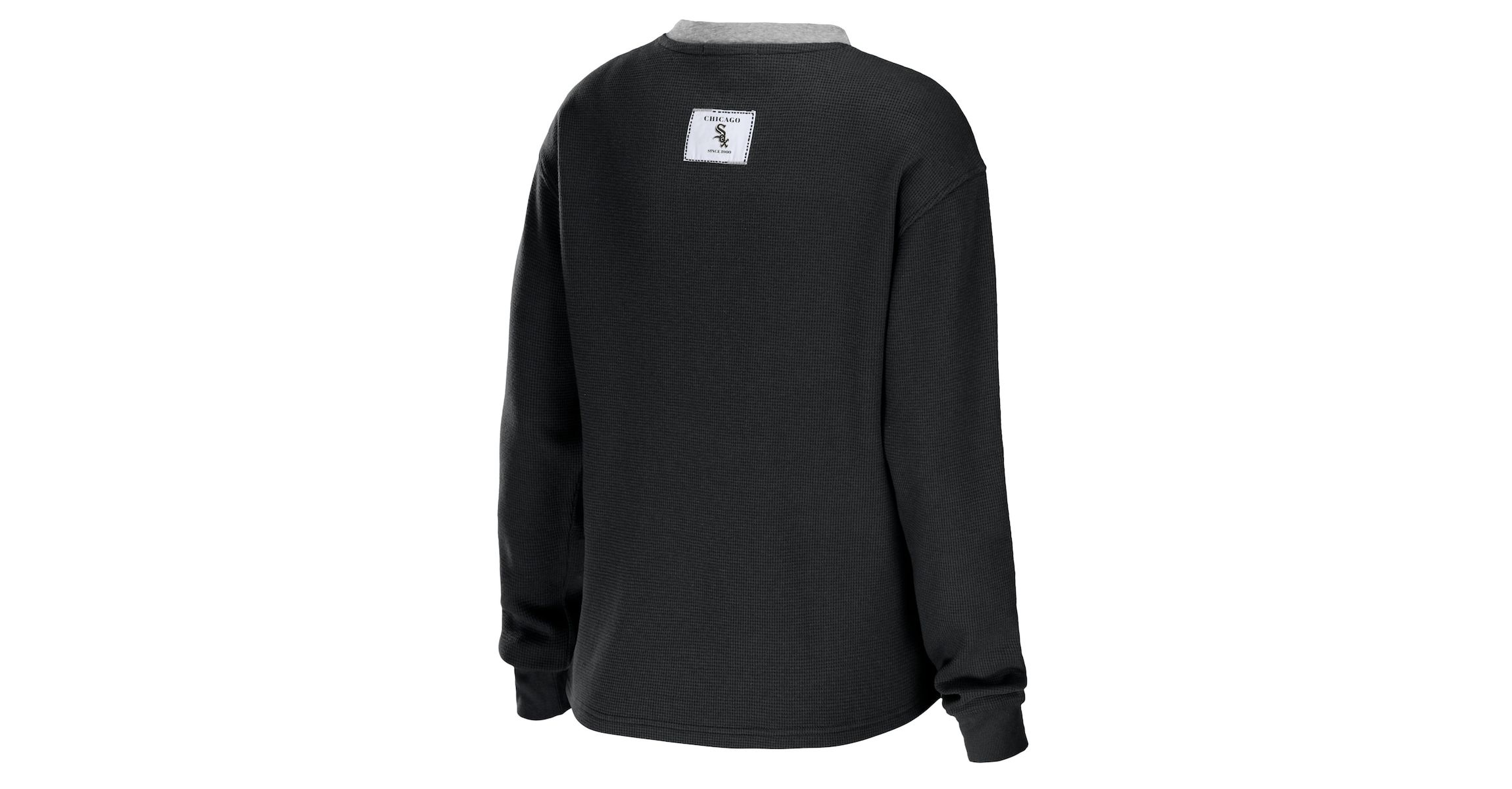 Chicago White Sox MLB Chicago Sox Waffle Henley Long Sleeve T-Shirt
