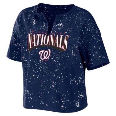 MLB Washington Nationals Notch Neck Tie-Dye T-Shirt