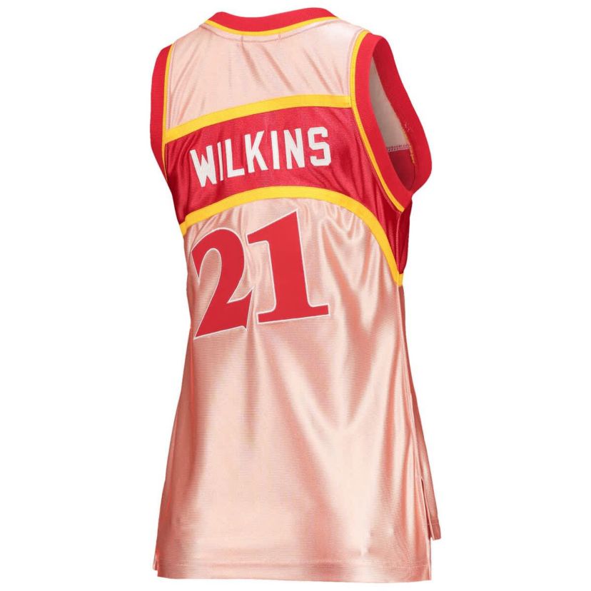 NBA Dominique Wilkins Atlanta Hawks 75th Anniversary Rose 1986 Swingman Jersey