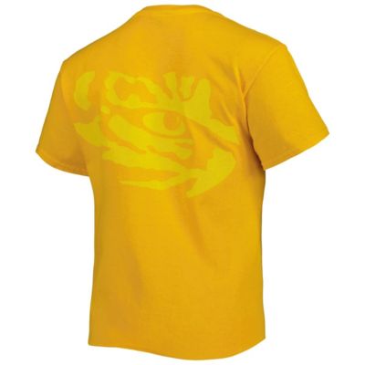 NCAA LSU Tigers Vintage Tubular Hyper Bright 2-Hit Cropped T-Shirt
