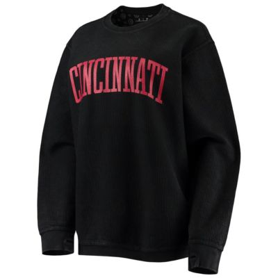 NCAA Cincinnati Bearcats Comfy Cord Vintage Wash Basic Arch Pullover Sweatshirt
