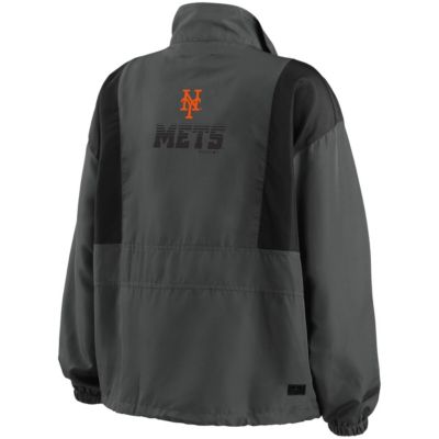 MLB New York Mets Packable Half-Zip Jacket