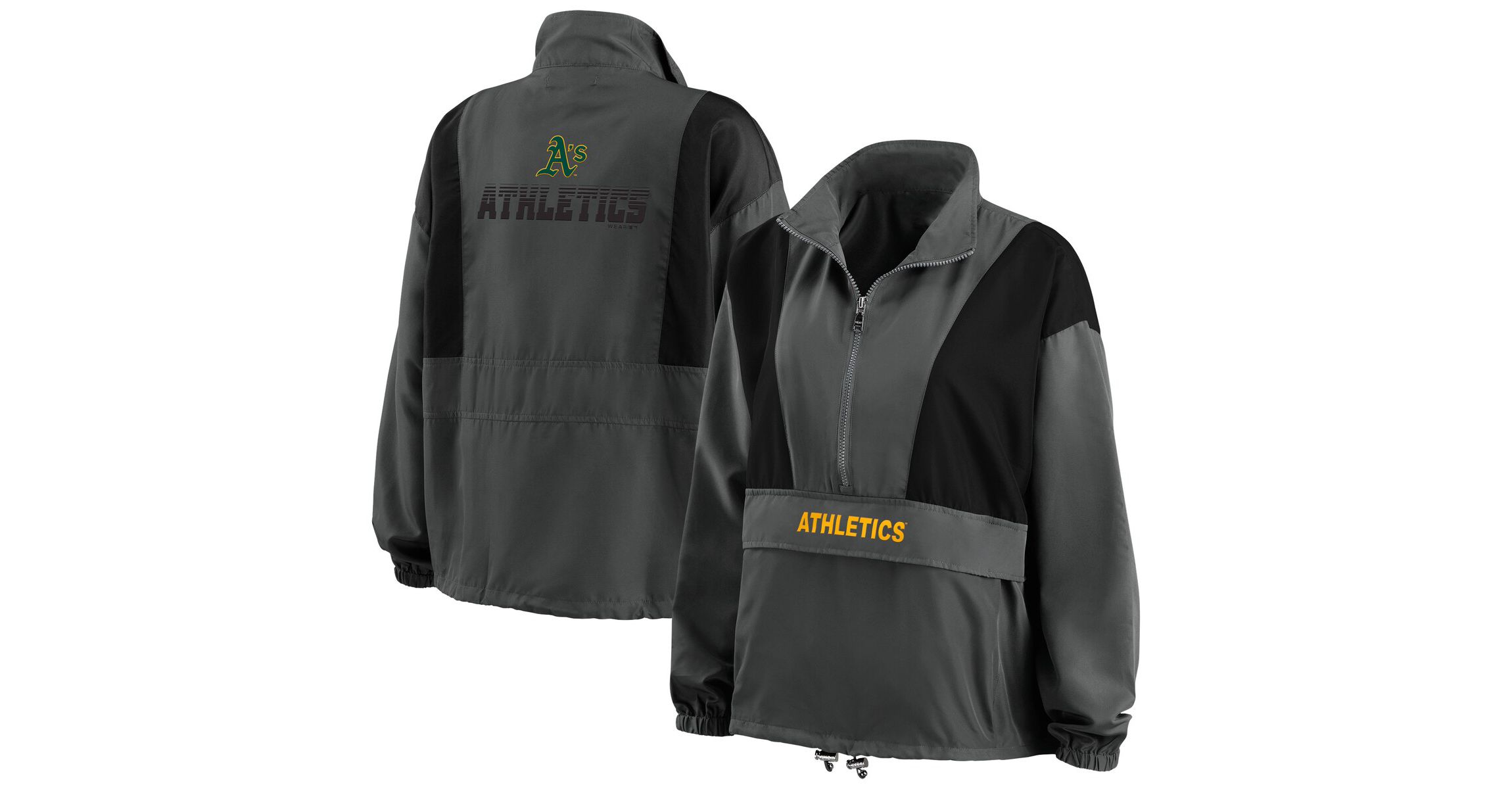 Oakland Athletics MLB Athletics Packable Half-Zip Jacket