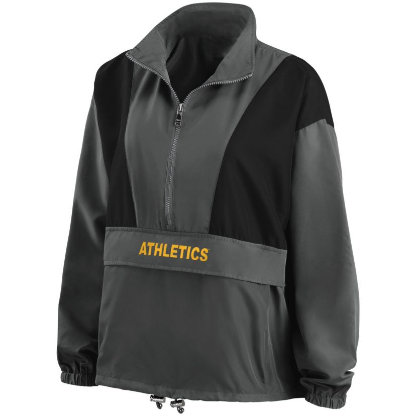 Oakland Athletics MLB Athletics Packable Half-Zip Jacket