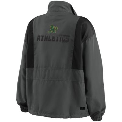 MLB Oakland Athletics Packable Half-Zip Jacket